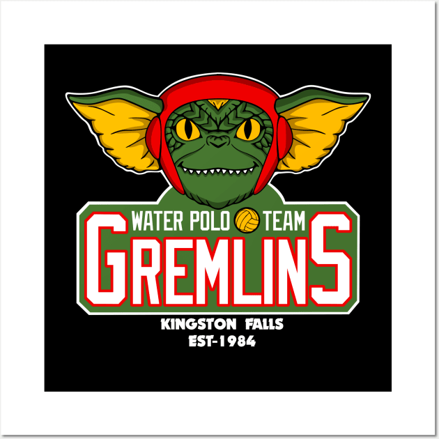 Gremlins Water polo Wall Art by Melonseta